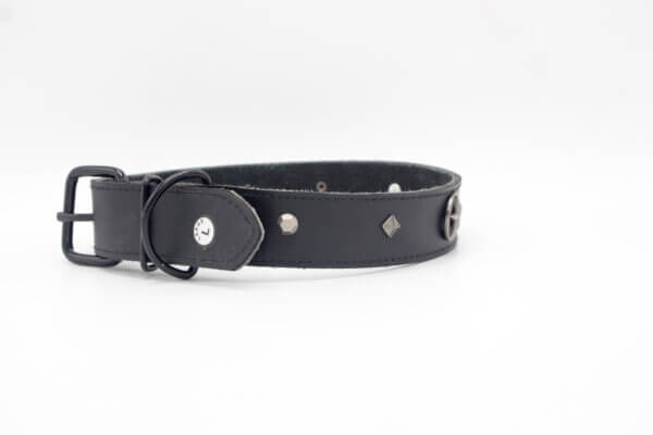 Designer vintage Dog Collar | Genghis Vintage Designers Leather Dog Collars