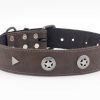 Leather collar / Dog Collars / Genghis Texas Star Dog Collar