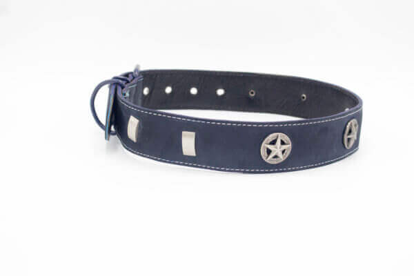 Vintage Dog Collar | Genghis Five Star Texas Leather Dog Collars