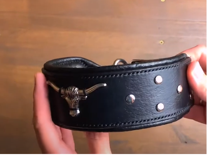 Wide Leather Collar